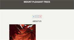 Desktop Screenshot of mountpleasanttrees.com